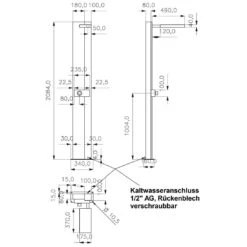 Ideal Tonga Garten Solardusche Edelstahl -Garten Paradies Verkauf 1008879 3