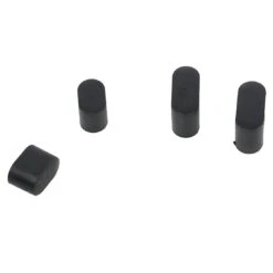 MWH Chalet Fußkappen Set 4-teilig Schwarz