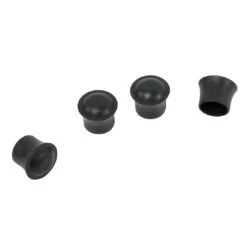 MWH Excelsior Fußkappen Set 4-teilig Für Liegen Schwarz