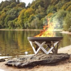 SvenskaV Venta Design-Feuerschale Ø45 Cm Rohstahl -Garten Paradies Verkauf 1016766 4