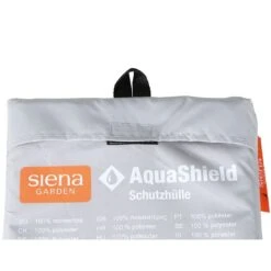 Siena Garden AquaShield 19 Strandkorbhülle 105x128x165cm Polyester Hellgrau -Garten Paradies Verkauf 1038117 6
