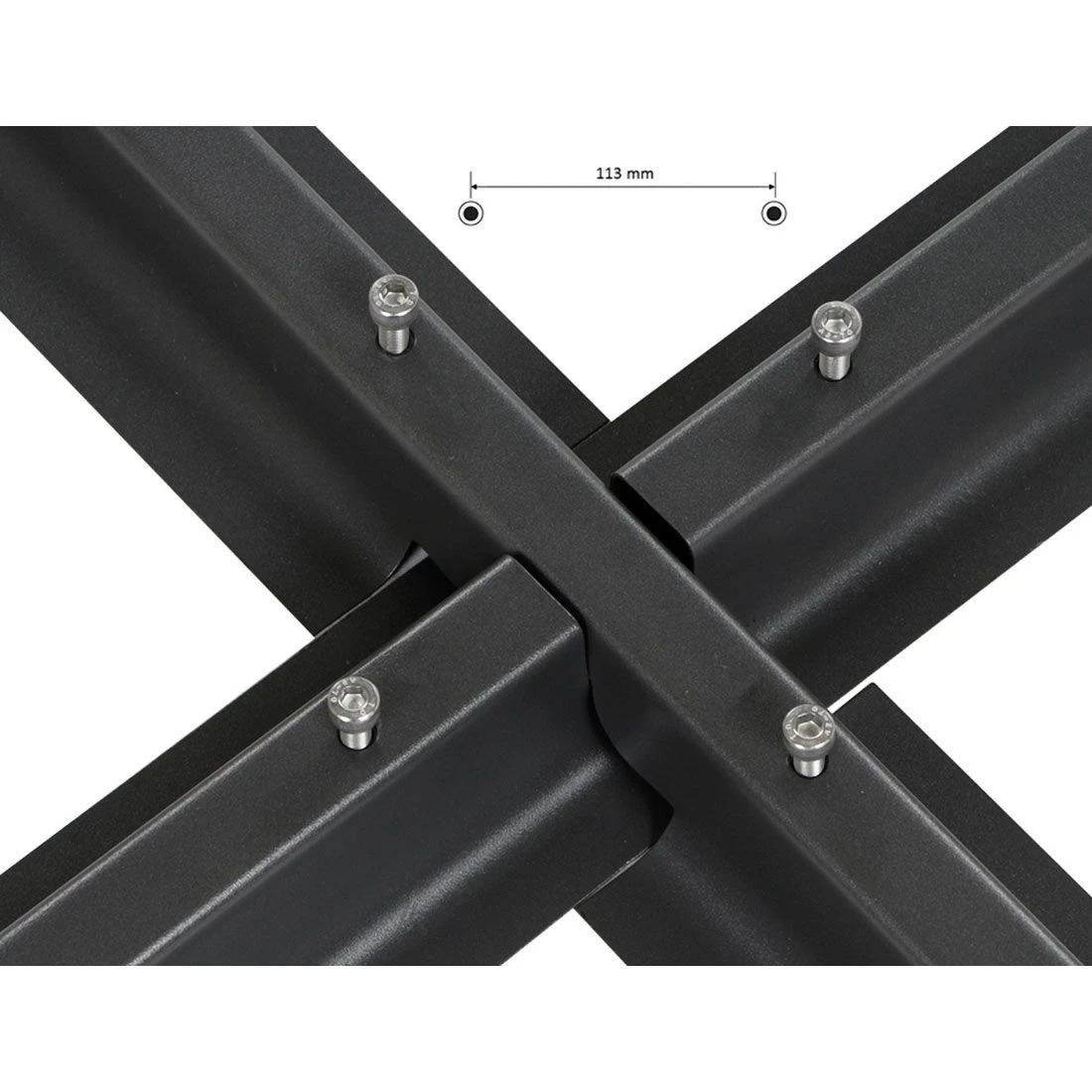 Siena Garden Kreuzständer Für Ampelschirme 100x100x6 Cm Stahl Anthrazit 5 Siena Garden Kreuzständer Für Ampelschirme 100x100x6 Cm Stahl Anthrazit – Bild 5