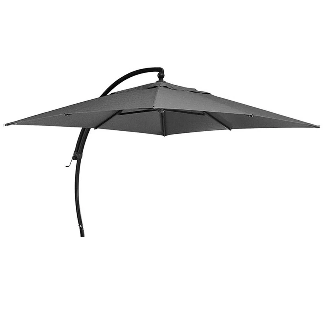 Sun Garden Easy Sun Ampelschirm 320x320 Cm Aluminium Grau-Meliert 1 Sun Garden Easy Sun Ampelschirm 320x320 Cm Aluminium Grau-Meliert