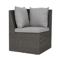 Stern Noel Eck-/Endmodul Geflecht Basaltgrau/Seidengrau