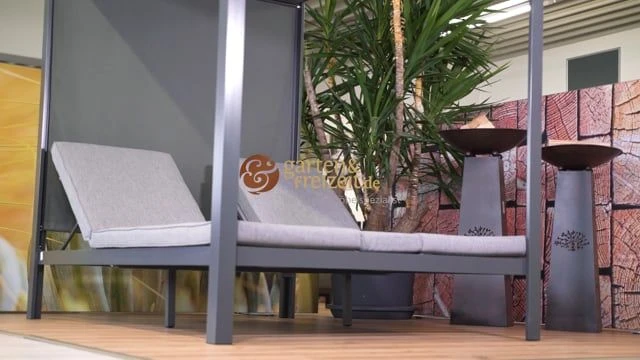 OUTLIV. Arezzo Daybed Aluminium/Olefin Anthrazit/Grau 1 OUTLIV. Arezzo Daybed Aluminium/Olefin Anthrazit/Grau