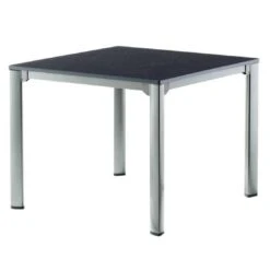 Sieger Gartentisch 95x95cm Aluminium/Vivodur Graphit/Schiefer Anthrazit