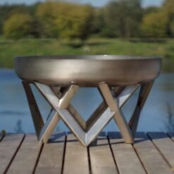 SvenskaV Venta Design-Feuerschale Ø63cm Edelstahl -Garten Paradies Verkauf 1093964 4