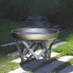 SvenskaV Venta Design-Feuerschale Ø63cm Edelstahl -Garten Paradies Verkauf 1093964 5