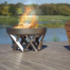 SvenskaV Venta Design-Feuerschale Ø63cm Edelstahl -Garten Paradies Verkauf 1093964 6