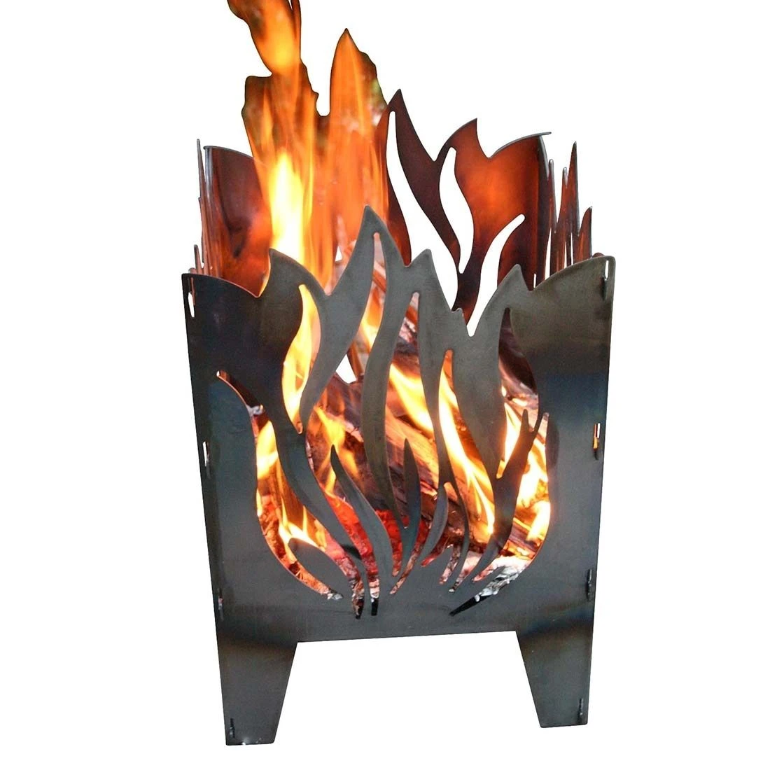 SvenskaV Flamme Feuerkorb Rohstahl 35,5x37,0x75 Cm 1 SvenskaV Flamme Feuerkorb Rohstahl 35,5x37,0x75 Cm