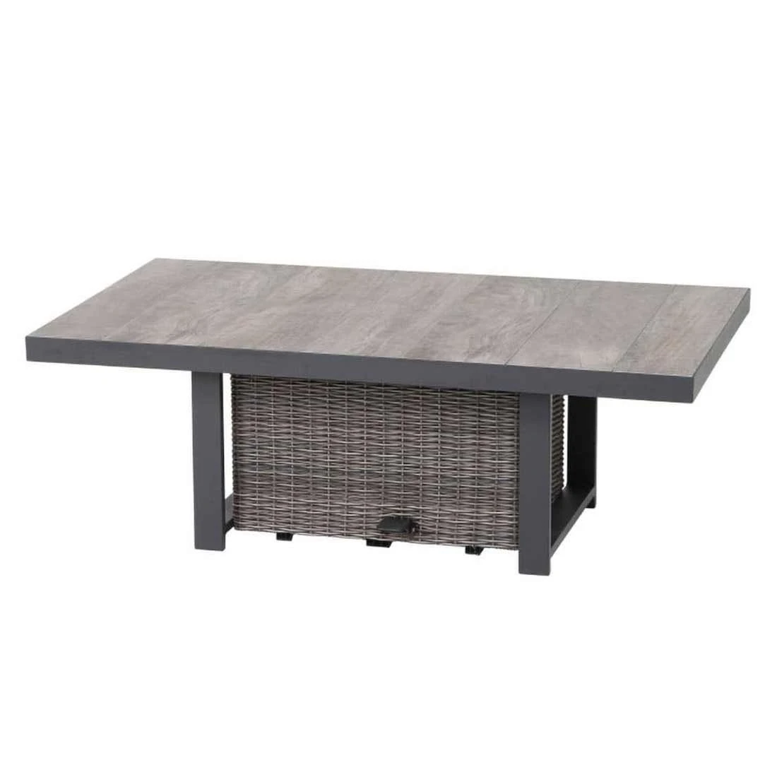 Siena Garden Corido Gartentisch 130x75cm Alu/Geflecht/Keramik Matt Anthrazit/Charcoal-Grey/Washed Grey 7 Siena Garden Corido Gartentisch 130x75cm Alu/Geflecht/Keramik Matt Anthrazit/Charcoal-Grey/Washed Grey – Bild 7