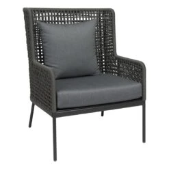 Stern Greta Loungeset 4-tlg. Aluminium/Rope Inklusive Kissen Anthrazit/Platin/Seidengrau -Garten Paradies Verkauf 1094712 4