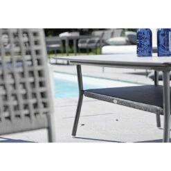 Stern Greta Loungeset 4-tlg. Aluminium/Rope Inklusive Kissen Anthrazit/Platin/Seidengrau -Garten Paradies Verkauf 1094712 8