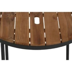 Siena Garden Baros 2er Set Beistelltische Aluminium/Teak Anthrazit -Garten Paradies Verkauf 1102357 4