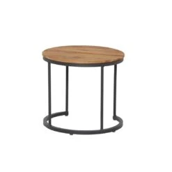 Siena Garden Baros 2er Set Beistelltische Aluminium/Teak Anthrazit -Garten Paradies Verkauf 1102357 7