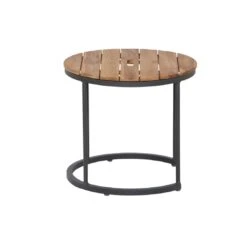 Siena Garden Baros 2er Set Beistelltische Aluminium/Teak Anthrazit -Garten Paradies Verkauf 1102357 9