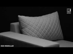 Kettler Ego Modular Ecklounge 5tlg Loungtisch Ø92cm Sunbrella Silber/Hellgrau Meliert -Garten Paradies Verkauf 1106493 v 1707