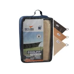 Nesling Coolfit Sonnensegel Quadrat 360x360 Cm HDPE Sand -Garten Paradies Verkauf 1108396 4