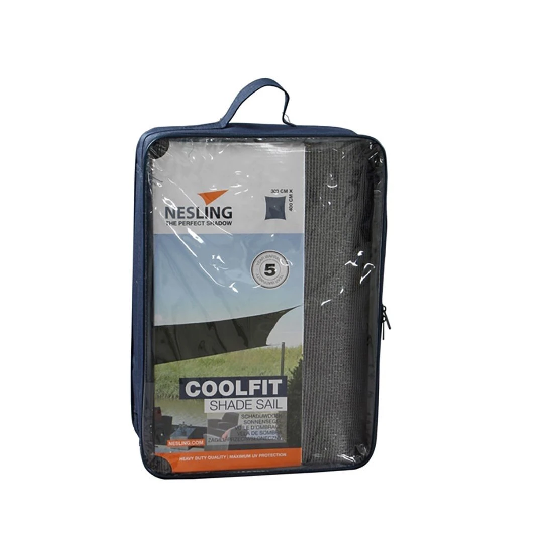 Nesling Coolfit Sonnensegel Rechteck 300x400 Cm HDPE Grau 1 Nesling Coolfit Sonnensegel Rechteck 300x400 Cm HDPE Grau