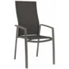 Stern Kari Hochlehner-Stapelsessel Aluminium/Textilene Graphit/Silbergrau