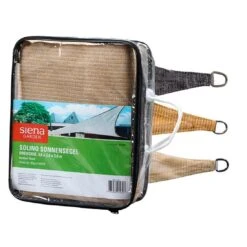 Siena Garden Solino Sonnensegel 3-eckig 360 Cm HDPE Sand 7 Siena Garden Solino Sonnensegel 3-eckig 360 Cm HDPE Sand -Garten Paradies Verkauf 1119616 4