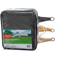 Siena Garden Solino Sonnensegel 3-eckig 500 Cm HDPE Grau -Garten Paradies Verkauf 1119649 4