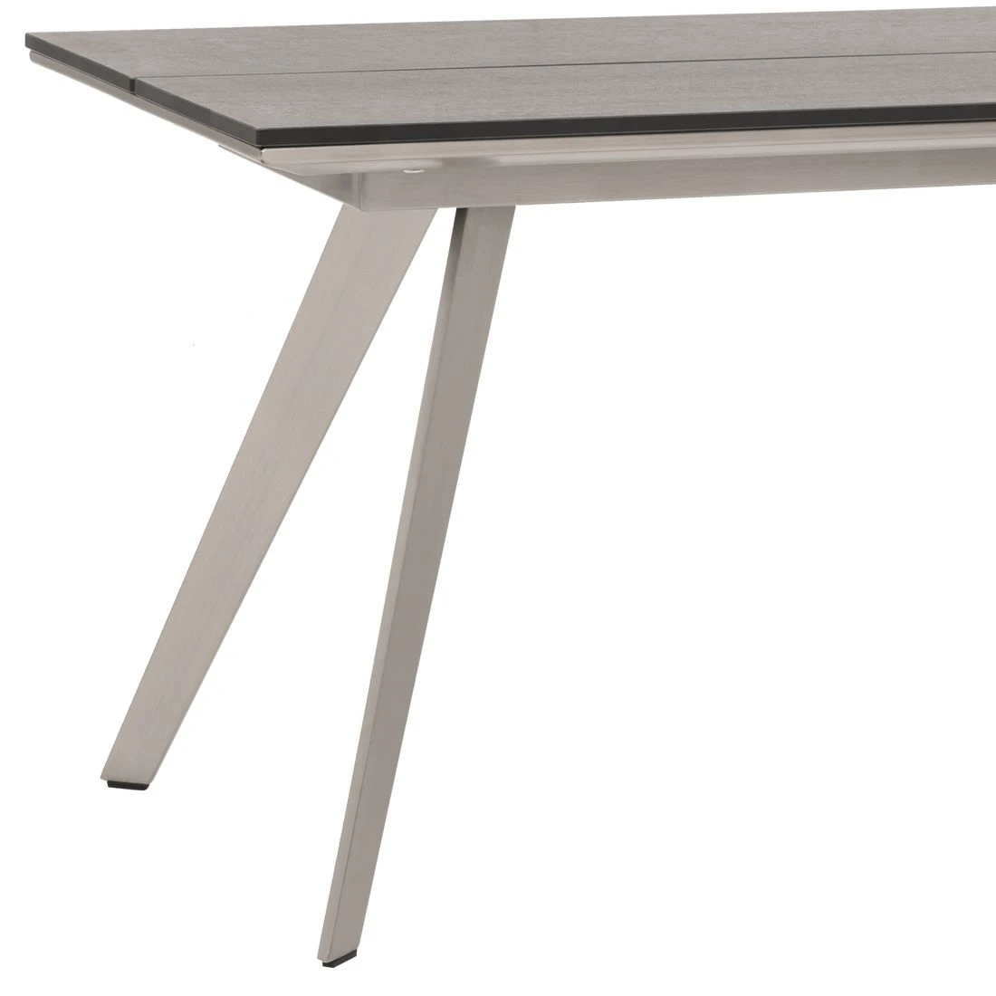 OUTLIV. Sassari Gartenbank 240cm Edelstahl/HPL Dark Grey 3 OUTLIV. Sassari Gartenbank 240cm Edelstahl/HPL Dark Grey – Bild 3