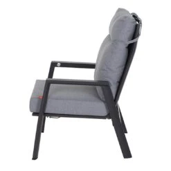 Siena Garden Valencia Loungesessel Aluminium/Ranotex®-Gewebe Anthrazit Matt/Grau -Garten Paradies Verkauf 1185968 3