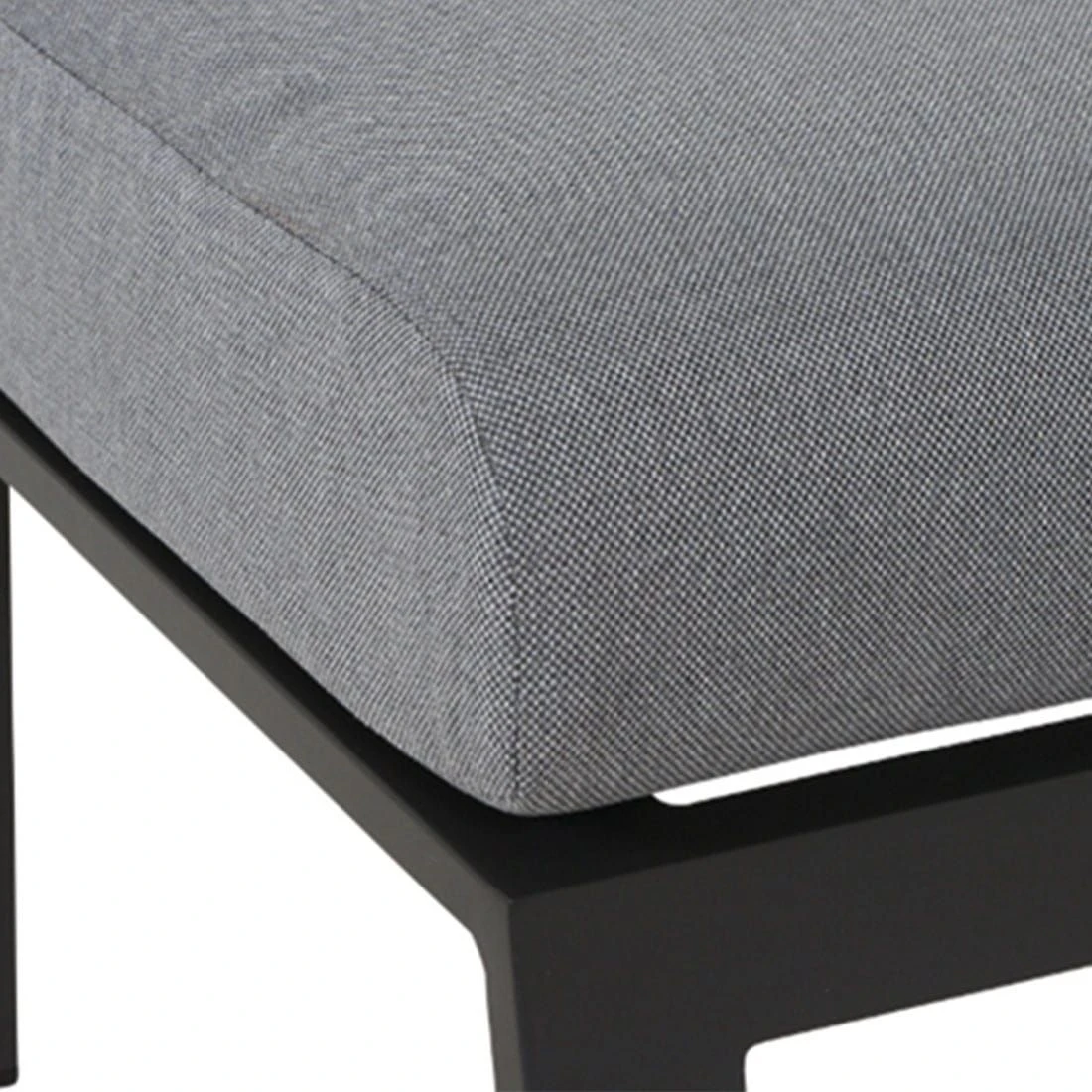 Siena Garden Valencia Loungehocker Aluminium/Ranotex®-Gewebe Anthrazit Matt/Grau 3 Siena Garden Valencia Loungehocker Aluminium/Ranotex®-Gewebe Anthrazit Matt/Grau – Bild 3