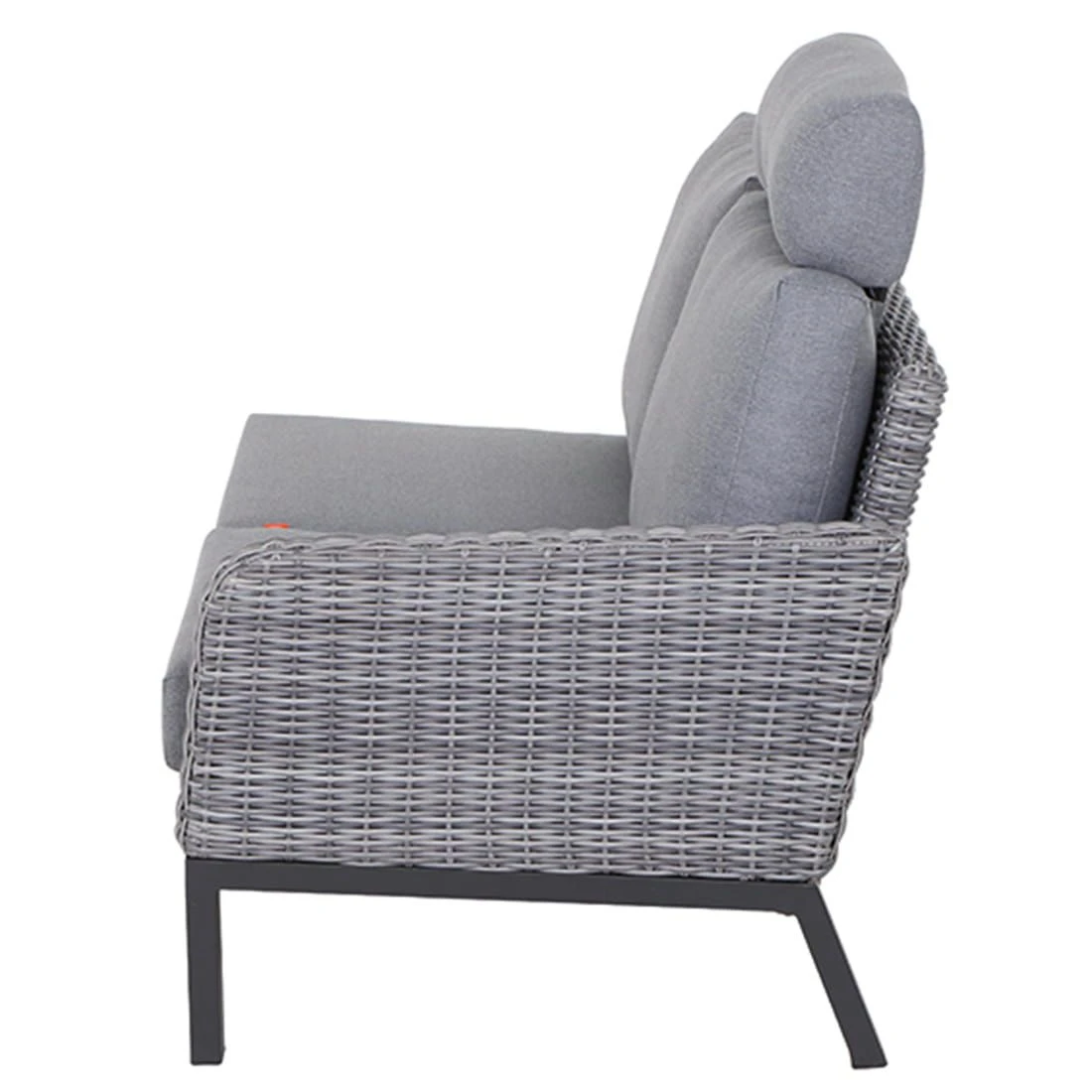 Siena Garden Bellani Endmodul Aluminium/Gardino® Anthrazit/Salt&Pepper 2 Siena Garden Bellani Endmodul Aluminium/Gardino® Anthrazit/Salt&Pepper – Bild 2