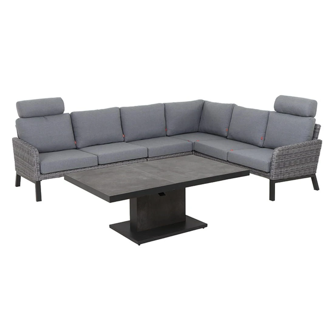 Siena Garden Bellani Endmodul Aluminium/Gardino® Anthrazit/Salt&Pepper 9 Siena Garden Bellani Endmodul Aluminium/Gardino® Anthrazit/Salt&Pepper – Bild 9