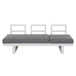 Siena Garden Avenia Loungebank 3-Sitzer Aluminium/Polypropylen Weiß Matt/Grau -Garten Paradies Verkauf 1186914 12