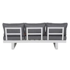 Siena Garden Avenia Loungebank 3-Sitzer Aluminium/Polypropylen Weiß Matt/Grau -Garten Paradies Verkauf 1186914 5