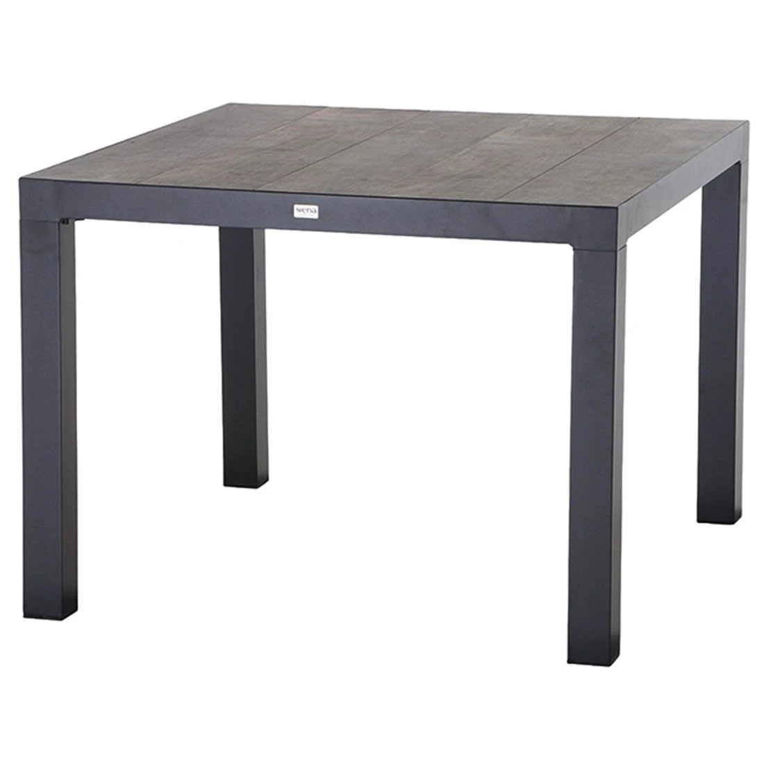 Siena Garden Silva Diningtisch 100x100cm Aluminium/Keramik Anthrazit/Washed Grey 3 Siena Garden Silva Diningtisch 100x100cm Aluminium/Keramik Anthrazit/Washed Grey – Bild 3