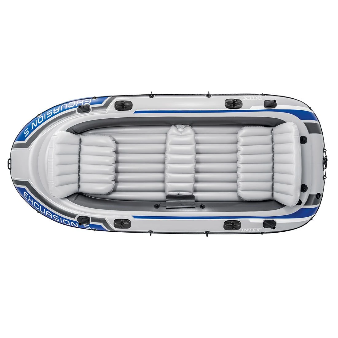 Intex Excursion 5 Schlauchboot Inkl. Alu-Paddel + Pumpe 2 Intex Excursion 5 Schlauchboot Inkl. Alu-Paddel + Pumpe – Bild 2