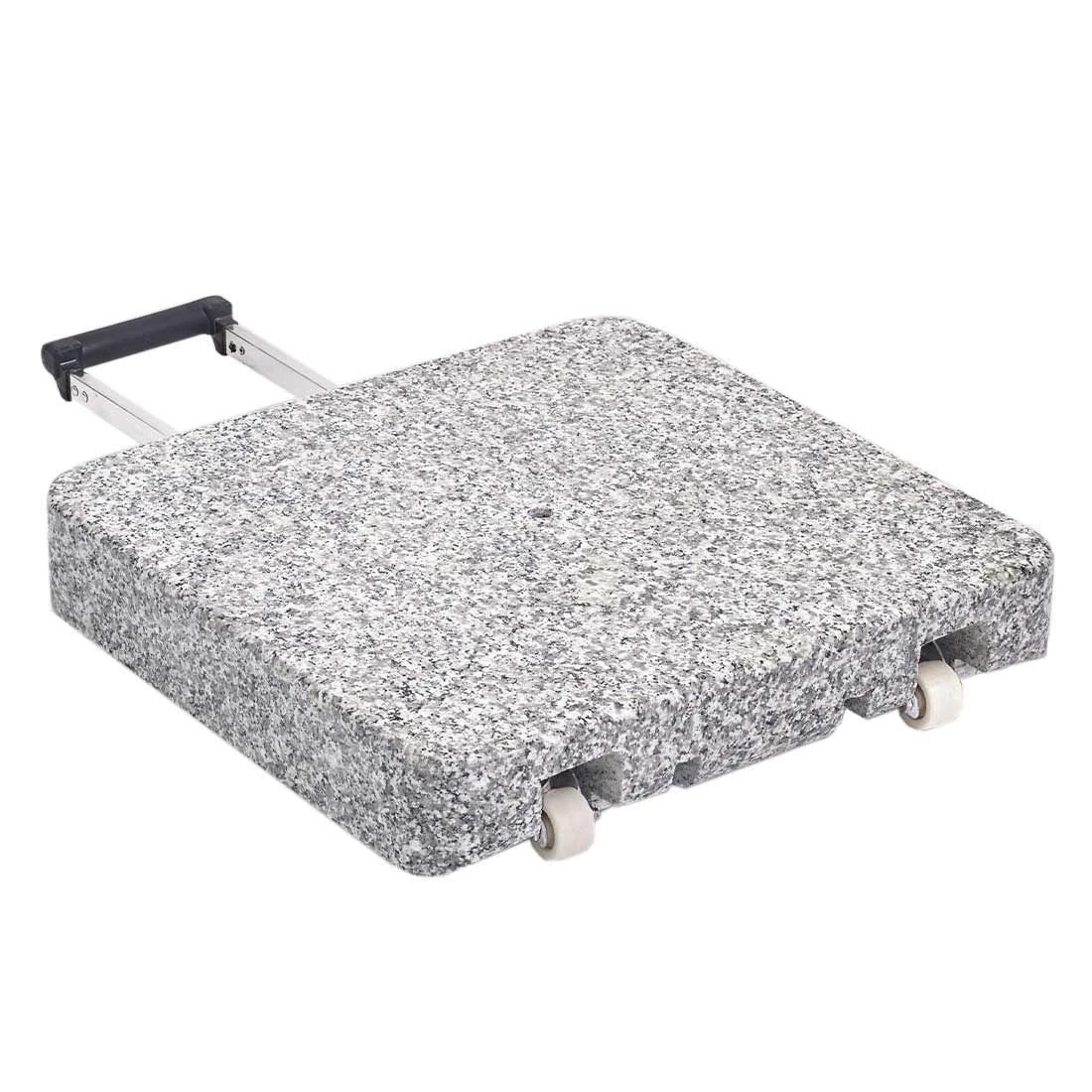 Glatz Granitsockel Z 40kg Ohne Standrohr / Mit Rollen Granit 1 Glatz Granitsockel Z 40kg Ohne Standrohr / Mit Rollen Granit