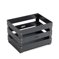 Höfats CRATE Feuerkorb Corten-Stahl Schwarz