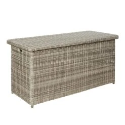 LC Garden Bilbao Gartenbox Geflecht Inkl. Polybag Grau