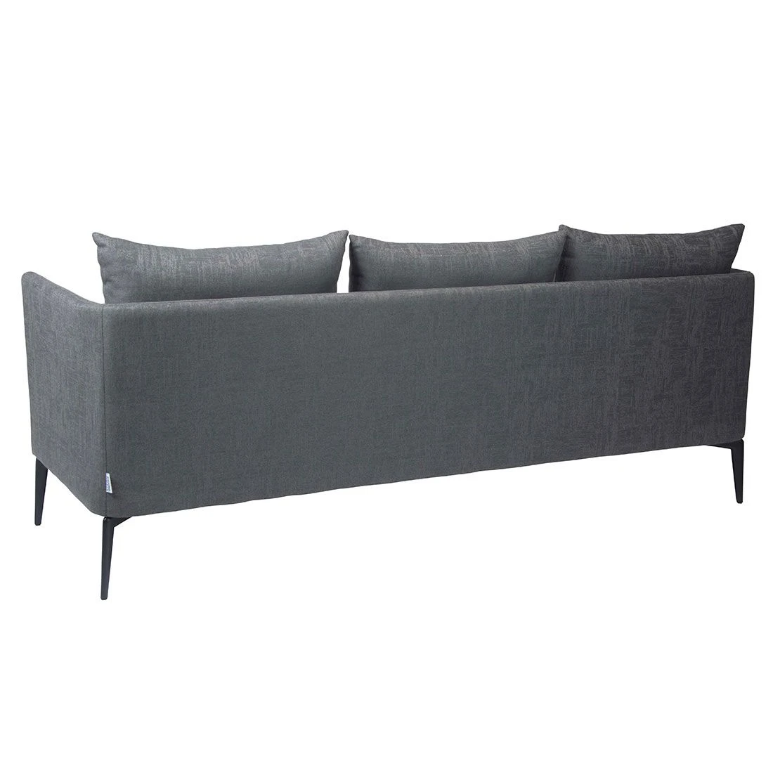 Stern Marta 3-Sitzer Sofa 199cm Aluminium/Outdoorstoff Anthrazit/Dunkelgrau Meliert 2 Stern Marta 3-Sitzer Sofa 199cm Aluminium/Outdoorstoff Anthrazit/Dunkelgrau Meliert – Bild 2