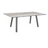 Stern Interno Gartentisch Aluminium Vierkantrohr/Silverstar 2.0 Anthrazit/Smoky