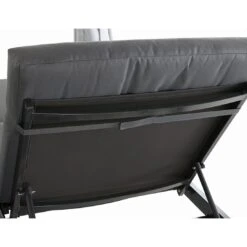 Siena Garden Waikiki Loungebett Inkl. Dach Aluminium/Textil Anthrazit/Hellgrau -Garten Paradies Verkauf 1210696 12