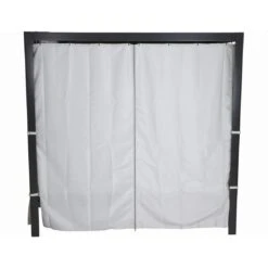 Siena Garden Waikiki Loungebett Inkl. Dach Aluminium/Textil Anthrazit/Hellgrau -Garten Paradies Verkauf 1210696 8