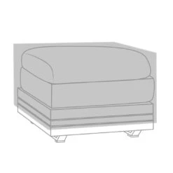 Zebra Cubo Abdeckhaube Mittelmodul/Sessel 70x77x56cm PVC Gewebe Schwarz -Garten Paradies Verkauf 1212071 3