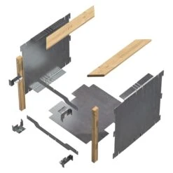 DJES Hochbeet Verlängerungsset Kurz Stahl/Fichte Grau -Garten Paradies Verkauf 1234291 3