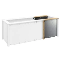 DJES Hochbeet Verlängerungsset Kurz Stahl/Fichte Grau -Garten Paradies Verkauf 1234291 5