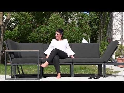 Sieger Havanna Dininglounge 5-tlg Alu/Sunproof Eisengrau/Grau 1 Sieger Havanna Dininglounge 5-tlg Alu/Sunproof Eisengrau/Grau