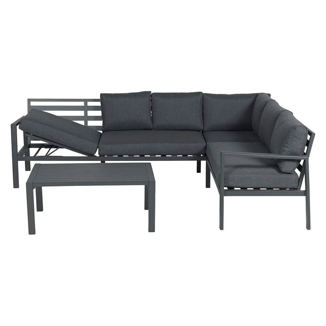 Garden Impressions Lexinton Ecklounge 3-tlg. Aluminium/Polster Carbon Black/Reflex Black 8 Garden Impressions Lexinton Ecklounge 3-tlg. Aluminium/Polster Carbon Black/Reflex Black – Bild 8