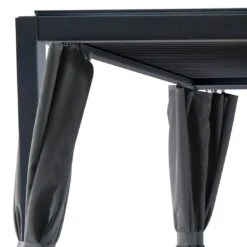 MWH Curtano Gartenpergola 540x300cm Aluminium/Olefin Matt Grau/Hellgrau -Garten Paradies Verkauf 1248547 5