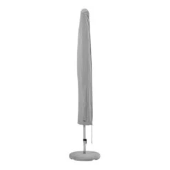 Glatz Sunwing Casa Ampelschirm Schutzhülle Mit Stab Und Reißverschluss Hellgrau