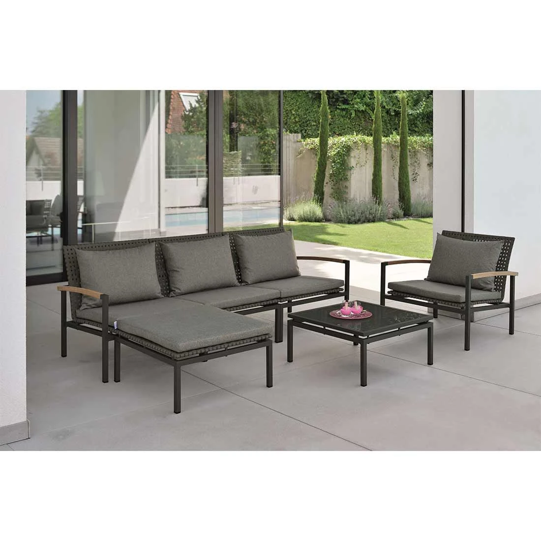 Stern Lucy Mittelmodul Aluminium/Gurtbespannung Anthrazit/Platin 3 Stern Lucy Mittelmodul Aluminium/Gurtbespannung Anthrazit/Platin – Bild 3